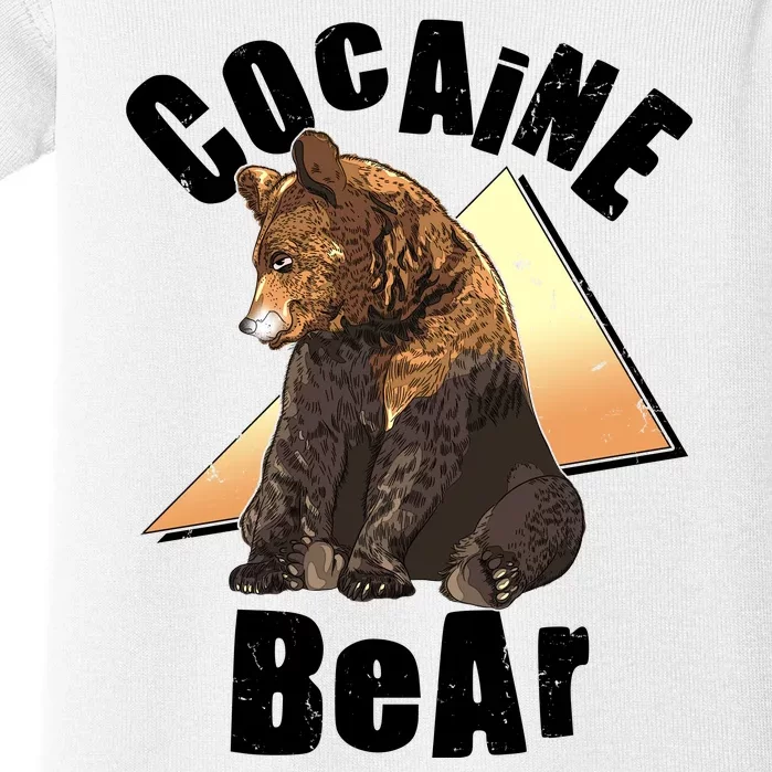 Funny Cocaine Bear Baby Bodysuit