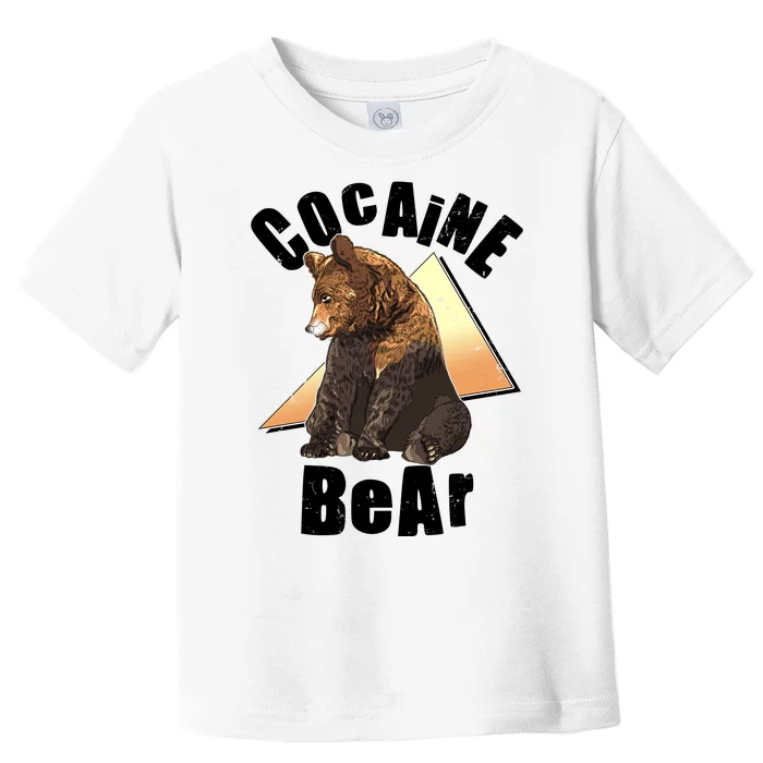 Funny Cocaine Bear Toddler T-Shirt