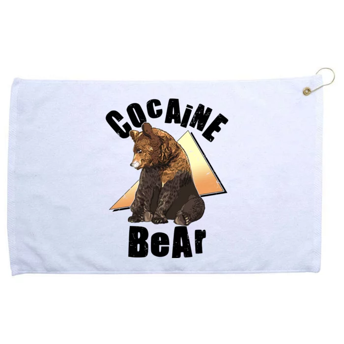 Funny Cocaine Bear Grommeted Golf Towel