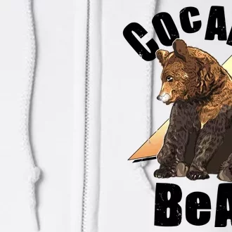 Funny Cocaine Bear Full Zip Hoodie