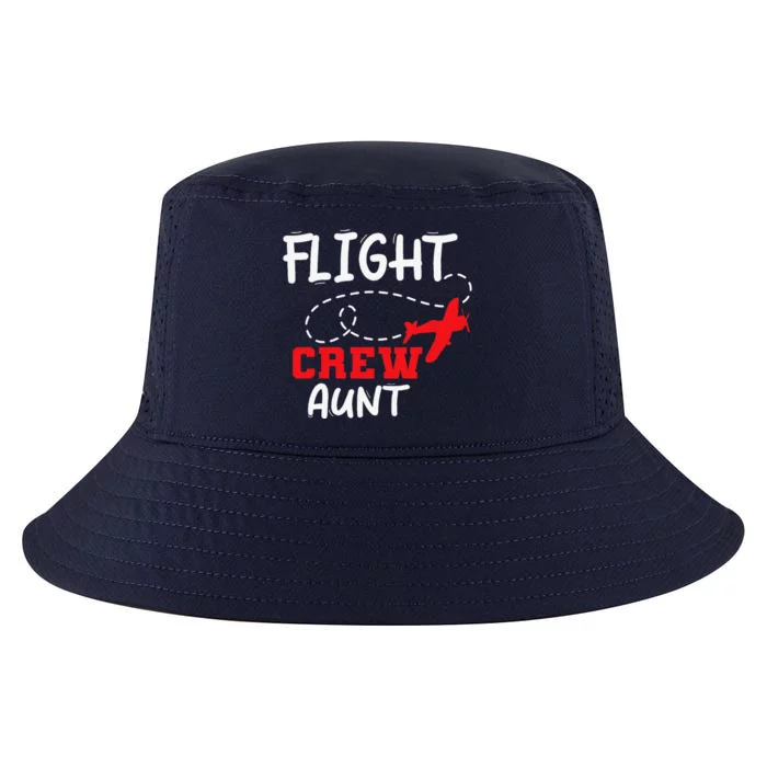 Flight Crew Birthday Aunt Airplane Matching Family Cool Comfort Performance Bucket Hat