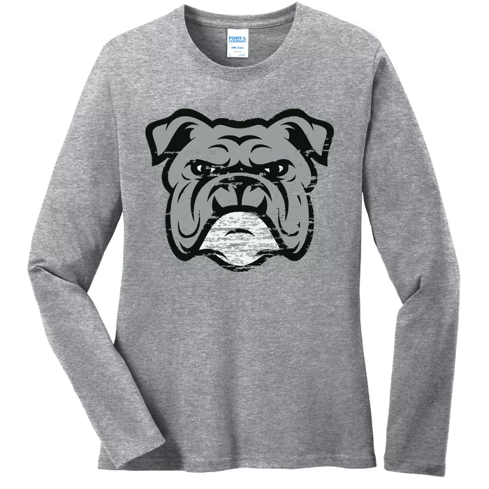 Funny Cool Bulldog Dog Lover Gifts Idea Ladies Long Sleeve Shirt