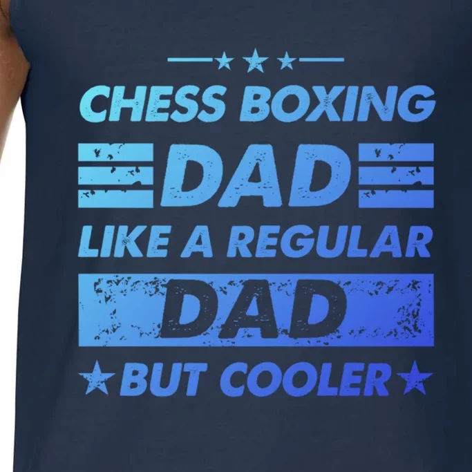 Funny Chess Boxing Dad Like A Regular Dad But Cooler Gift Comfort Colors® Tank Top