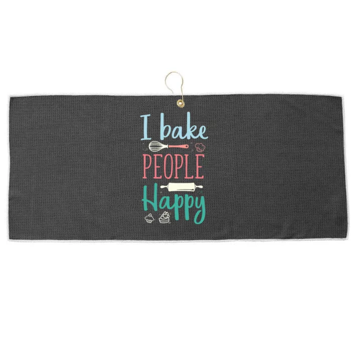 Funny Cookie Baking Love Baker Lover Best Baking Large Microfiber Waffle Golf Towel