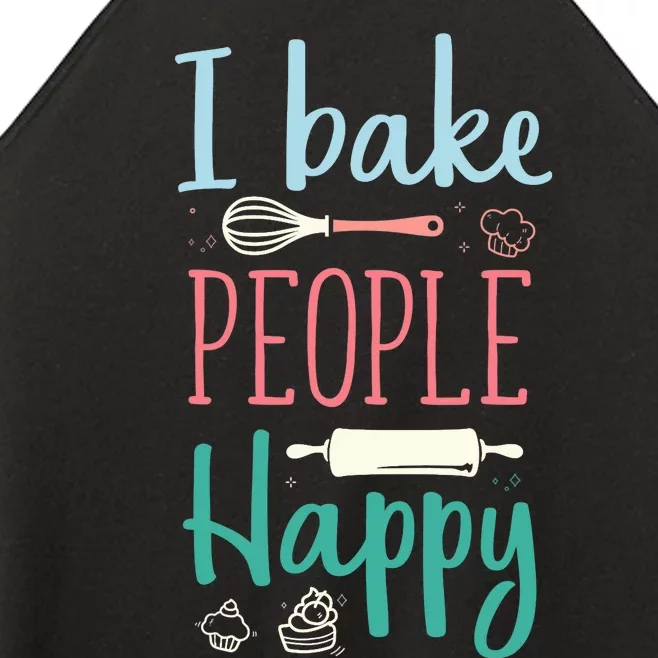 Funny Cookie Baking Love Baker Lover Best Baking Women’s Perfect Tri Rocker Tank