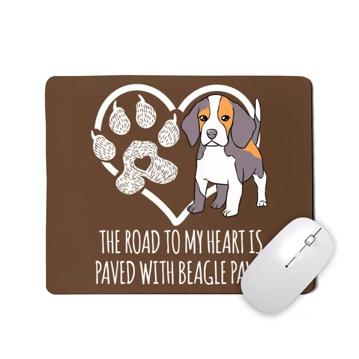 Fun Cute Beagle Dog Lover Mousepad