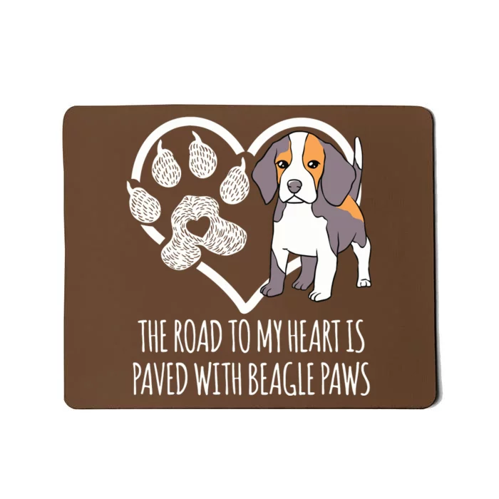 Fun Cute Beagle Dog Lover Mousepad