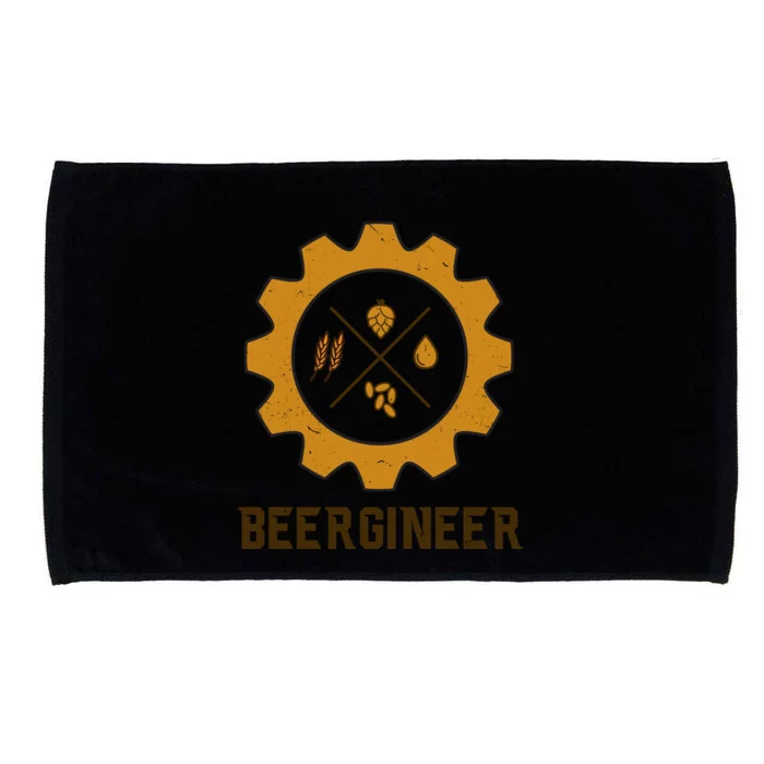 Funny Craft Beer Brewgineer For Brewer Home Brewing Lover Cute Gift Microfiber Hand Towel