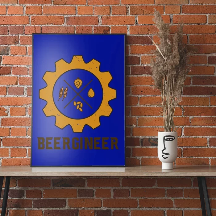 Funny Craft Beer Brewgineer For Brewer Home Brewing Lover Cute Gift Poster