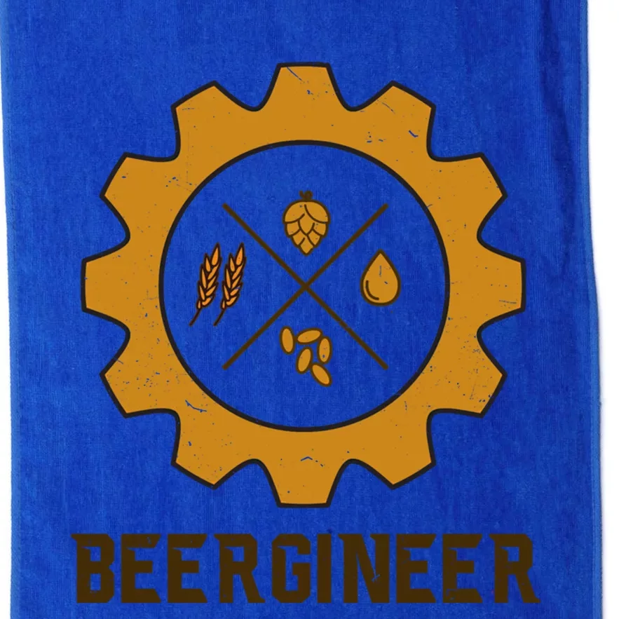 Funny Craft Beer Brewgineer For Brewer Home Brewing Lover Cute Gift Platinum Collection Golf Towel