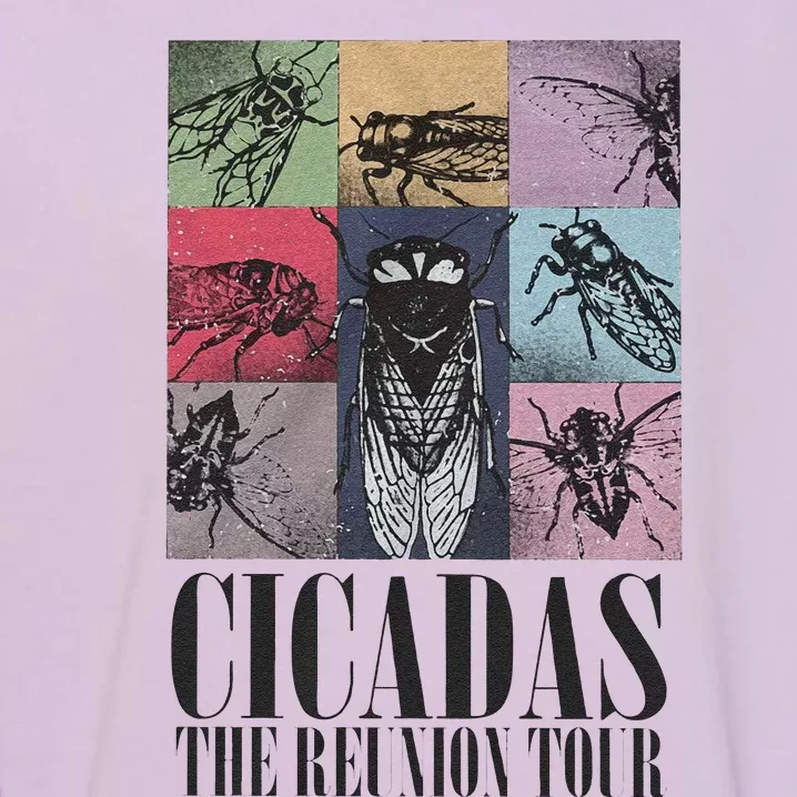 Funny Cicada Concert Eras Reunion Garment-Dyed Sweatshirt