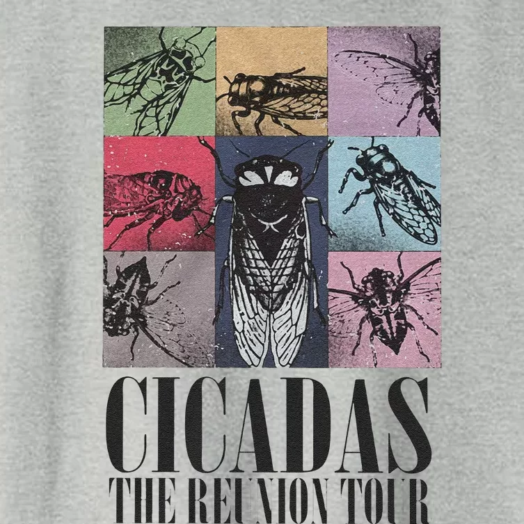 Funny Cicada Concert Eras Reunion Women's Crop Top Tee