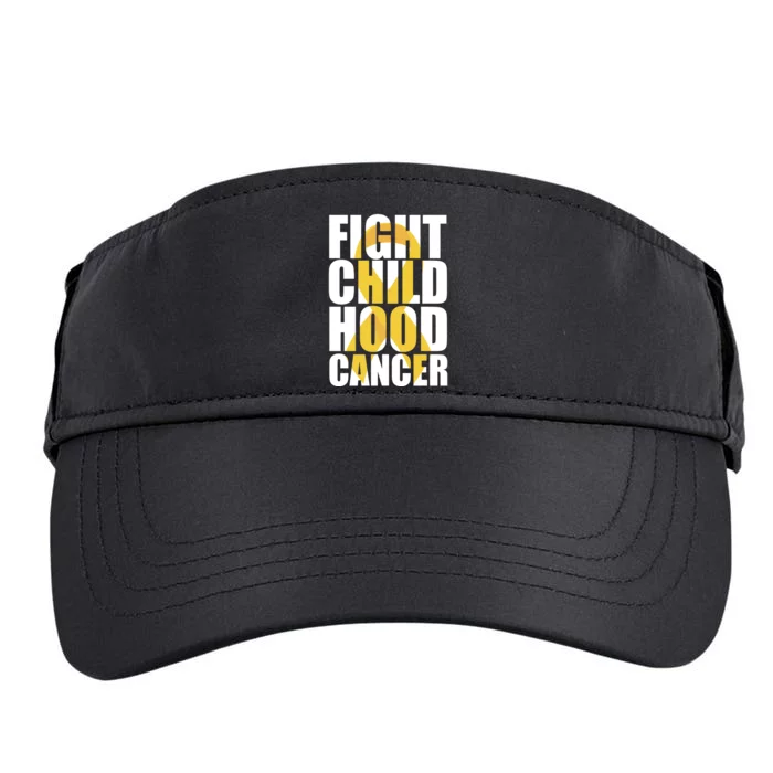 Fight Childhood Cancer Awareness Adult Drive Performance Visor