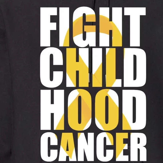 Fight Childhood Cancer Awareness Premium Hoodie