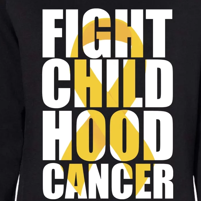 Fight Childhood Cancer Awareness Womens California Wash Sweatshirt