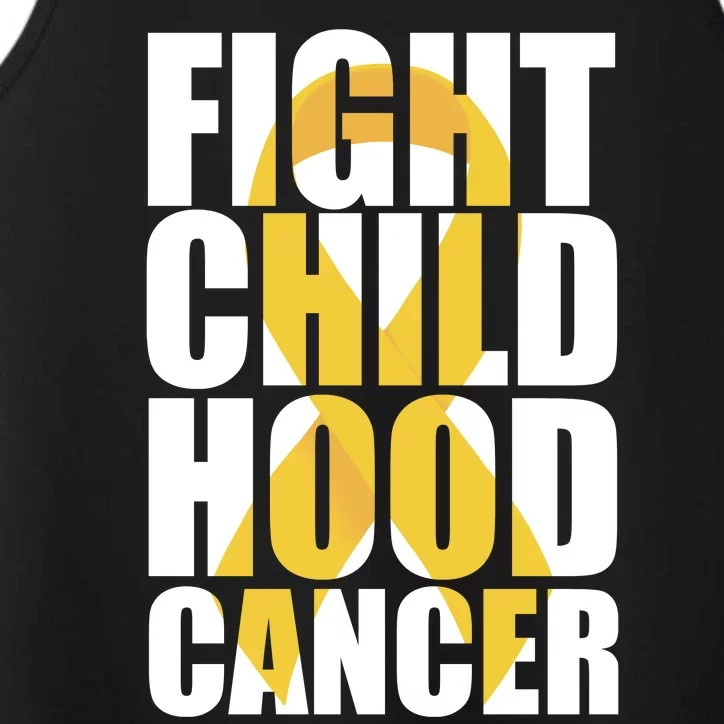 Fight Childhood Cancer Awareness Performance Tank