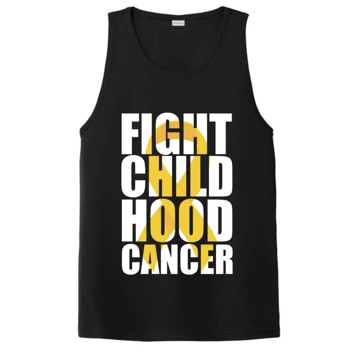 Fight Childhood Cancer Awareness Performance Tank