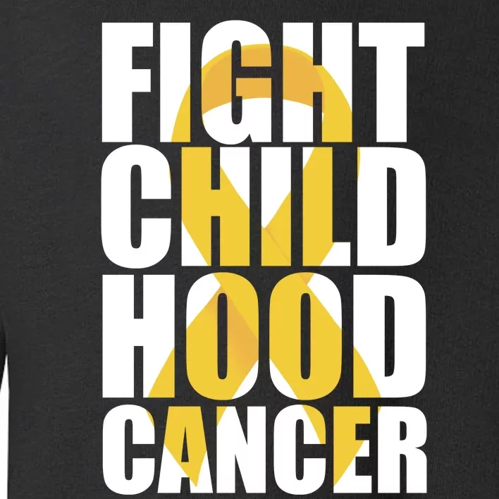 Fight Childhood Cancer Awareness Toddler Sweatshirt