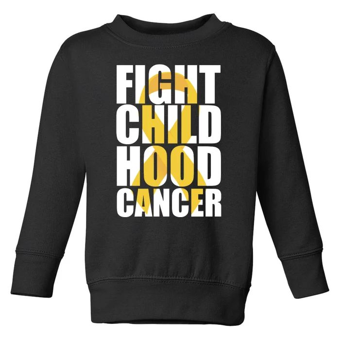 Fight Childhood Cancer Awareness Toddler Sweatshirt