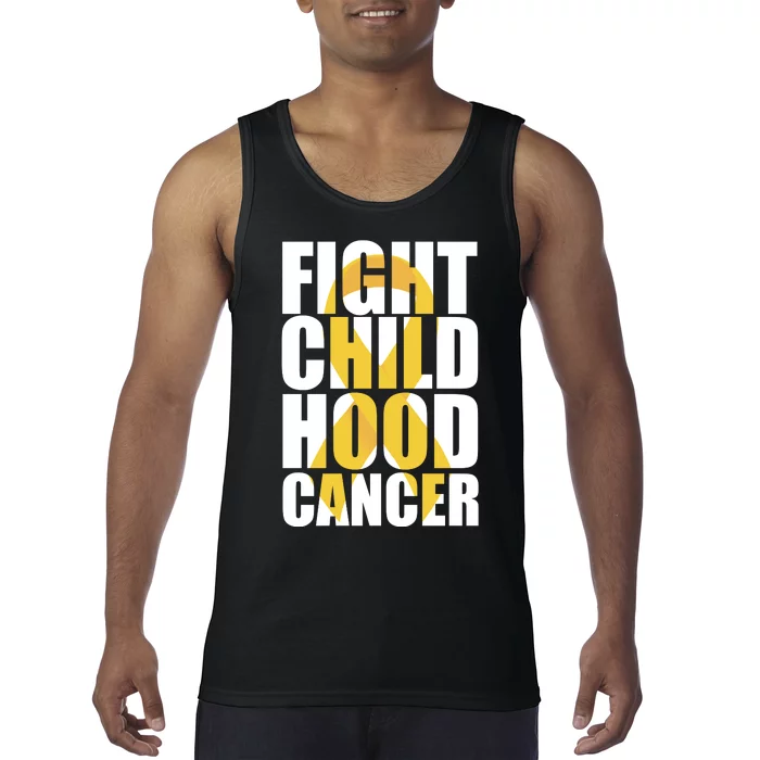 Fight Childhood Cancer Awareness Tank Top