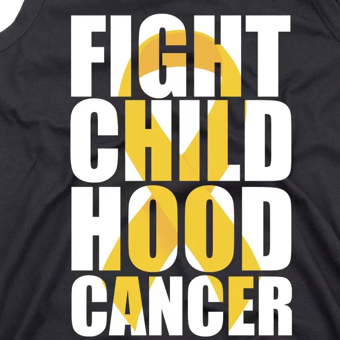 Fight Childhood Cancer Awareness Tank Top