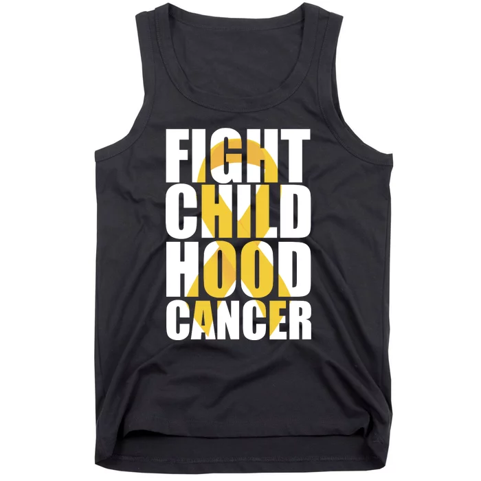 Fight Childhood Cancer Awareness Tank Top