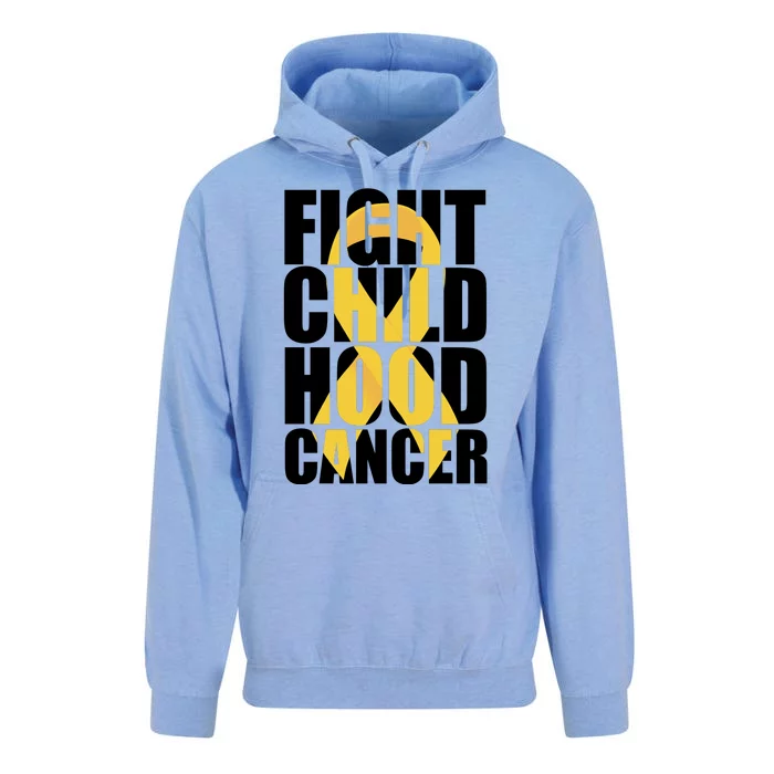 Fight Childhood Cancer Awareness Unisex Surf Hoodie