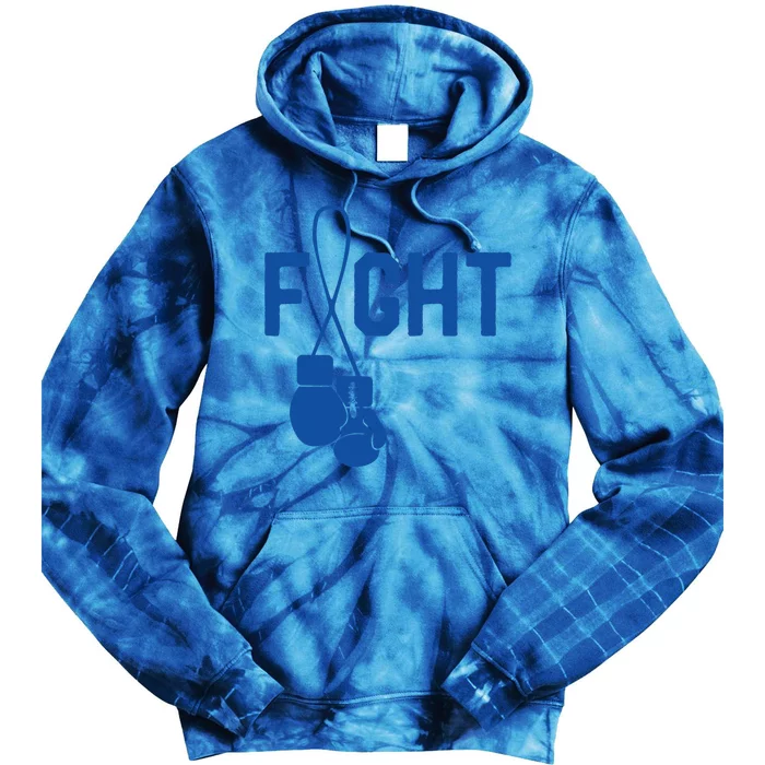 Fight Colon Cancer Colorectal Cancer Awareness Survivor Gift Tie Dye Hoodie