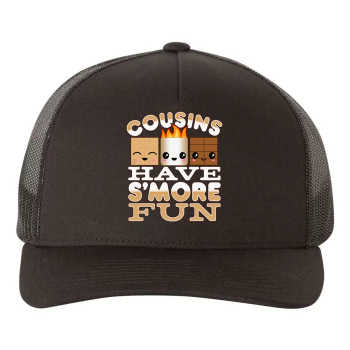 Family Camping Cousins Have Smore Fun Yupoong Adult 5-Panel Trucker Hat