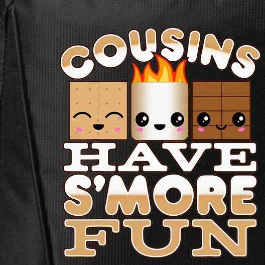 Family Camping Cousins Have Smore Fun City Backpack