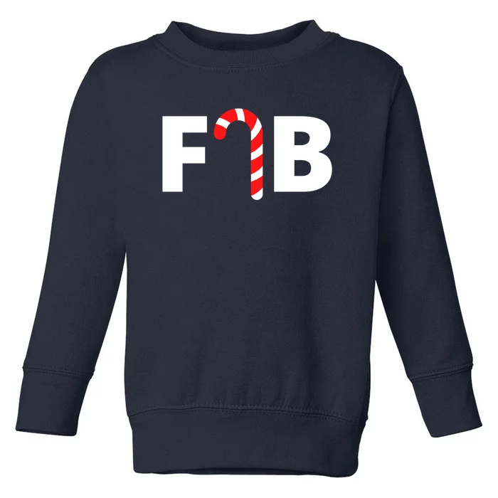 FJB Candy Cane Christmas Toddler Sweatshirt