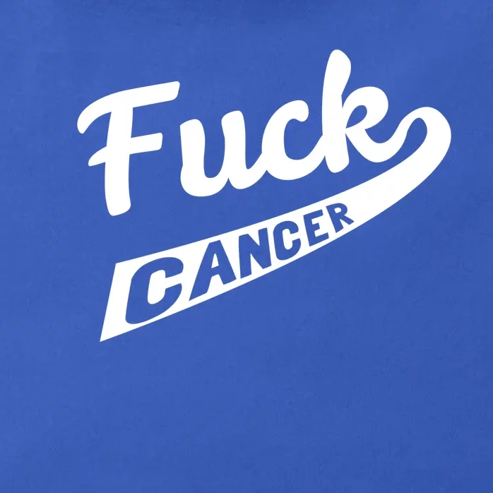 Fuck Cancer Cute Gift Zip Tote Bag