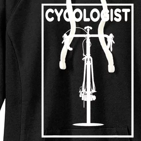 Funny Cycologist Cyclist Bike Lover Biking Cycling Gift Women's Fleece Hoodie