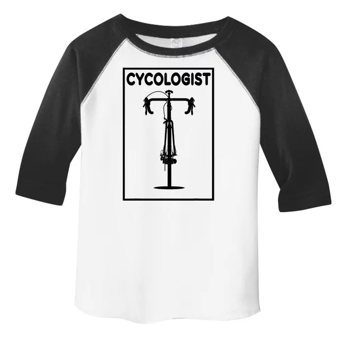 Funny Cycologist Cyclist Bike Lover Biking Cycling Gift Toddler Fine Jersey T-Shirt