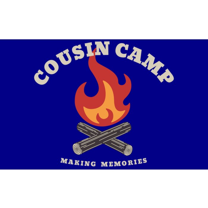 Fun Camping Campfire Graphic Cousin Camp Making Memories Gift Bumper Sticker