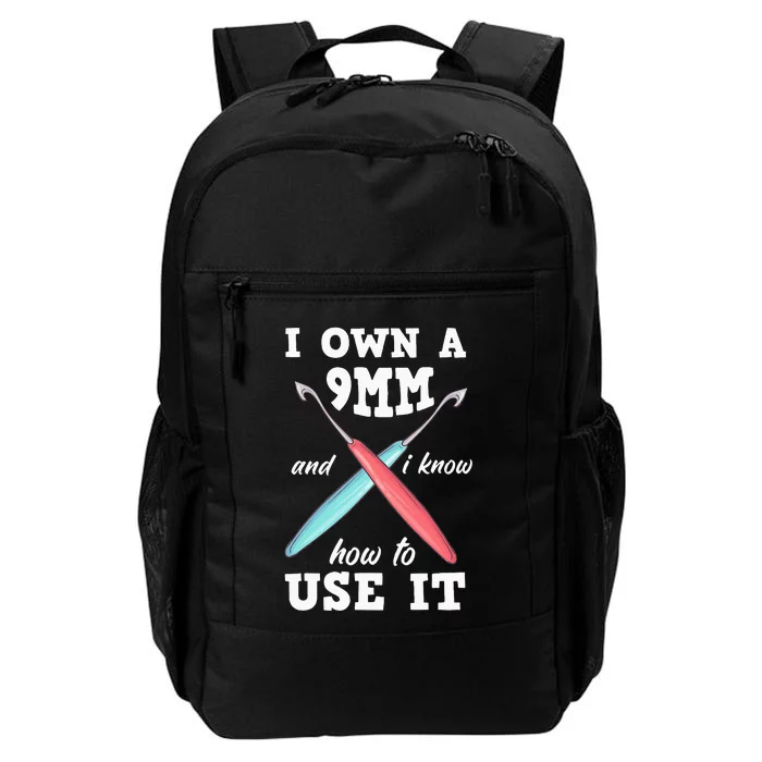 Funny Crocheting Crochet Daily Commute Backpack