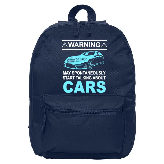 Funny Car Cars Engineer Mechanic Loversgift Boy Teens 16 in Basic Backpack