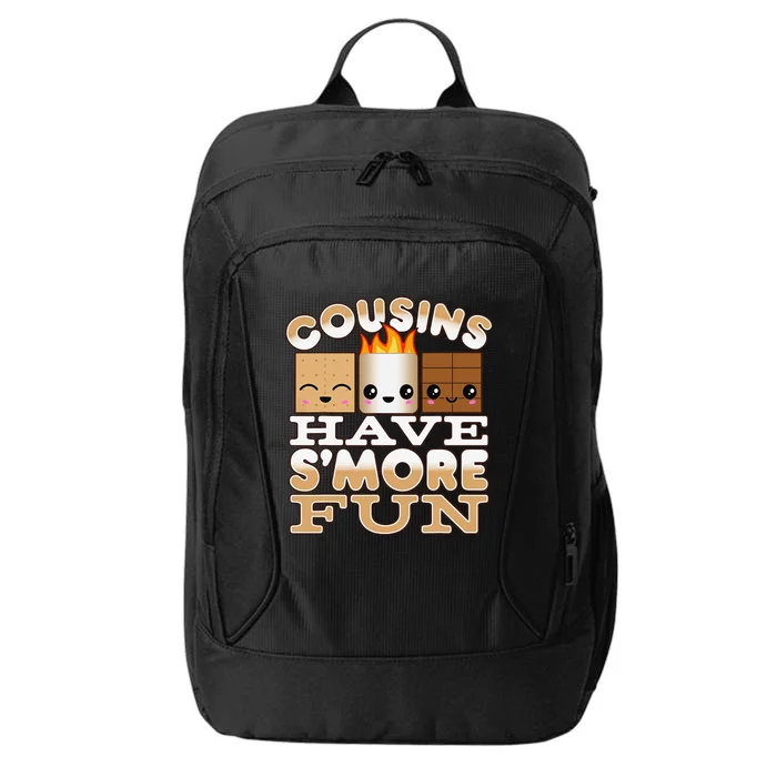 Family Camping Cousins Have S'more Fun City Backpack