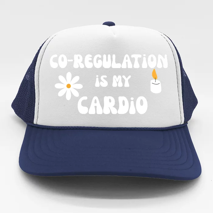 Flower Candle Co Regulation Is My Cardio Trucker Hat