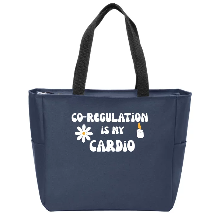 Flower Candle Co Regulation Is My Cardio Zip Tote Bag