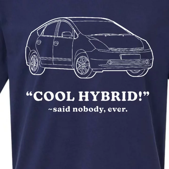 Funny Car Cool Hybrid Said Nobody Ever Sueded Cloud Jersey T-Shirt