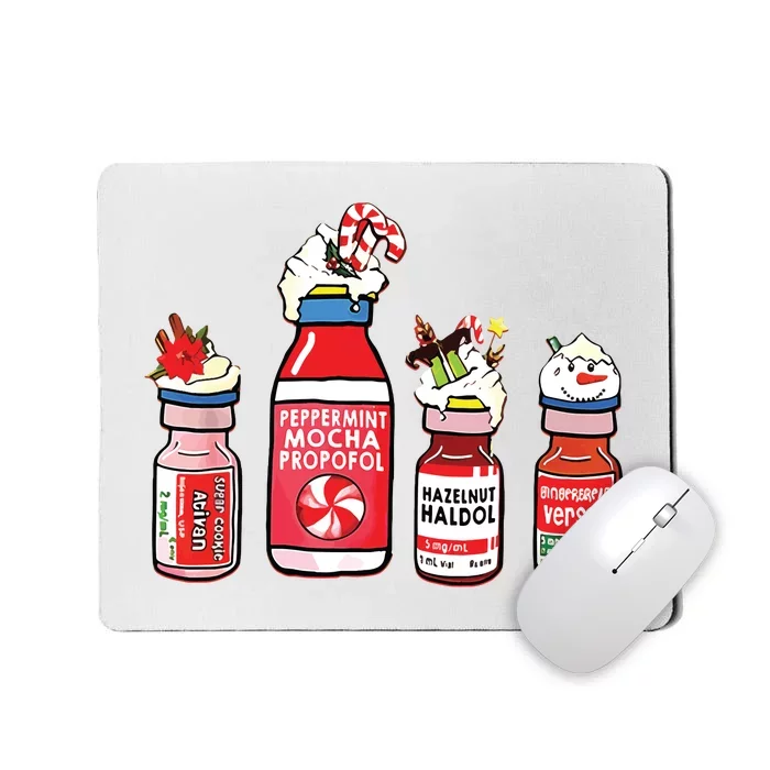 Funny Christmas Crna Pacu Er Ed Icu Cricital Care Nurse Mousepad