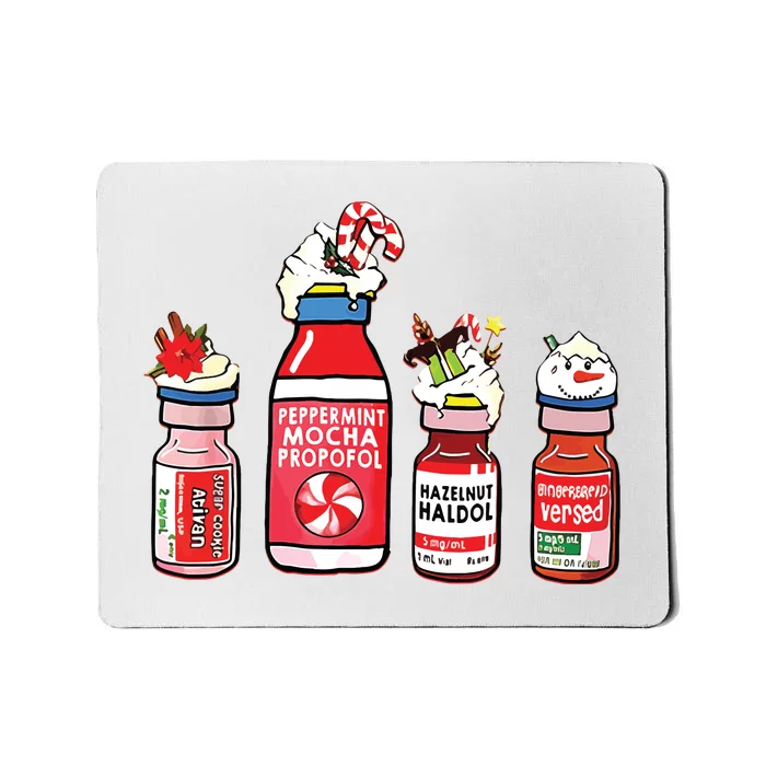 Funny Christmas Crna Pacu Er Ed Icu Cricital Care Nurse Mousepad