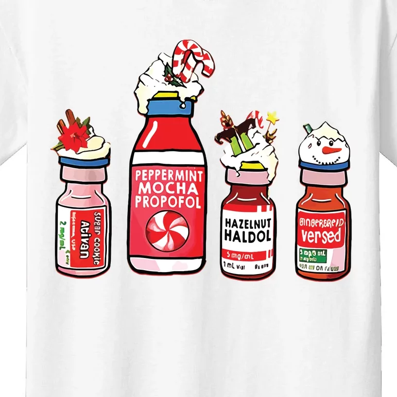 Funny Christmas Crna Pacu Er Ed Icu Cricital Care Nurse Kids T-Shirt