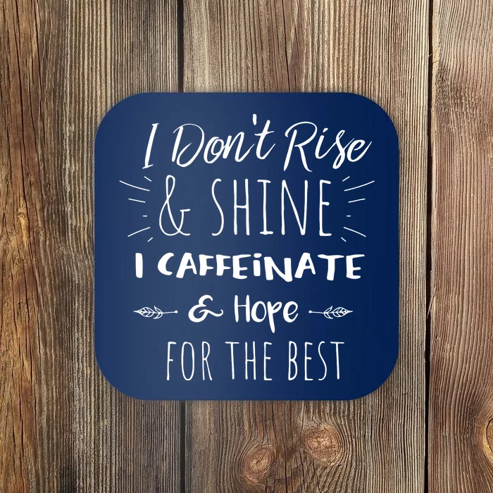 Funny Coffee Coffee Lover Saying Gift For Her Mom Wine Coaster