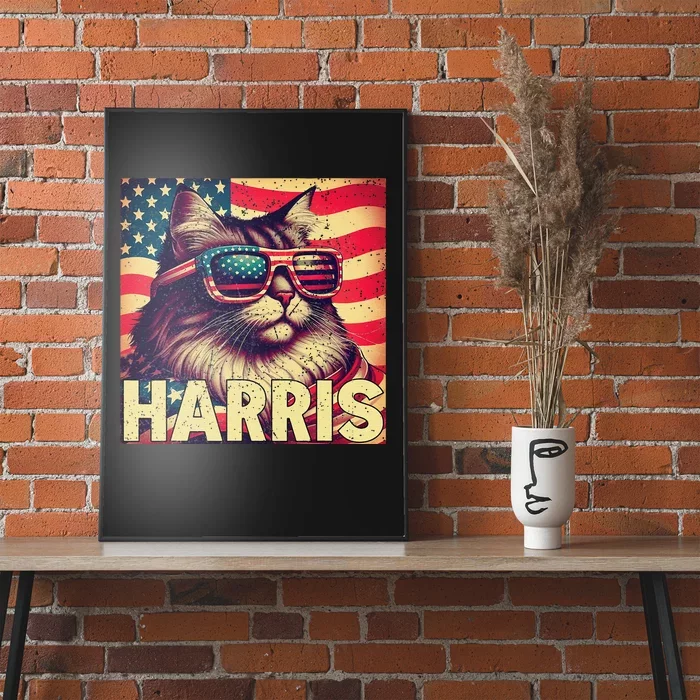 Funny Childless Cat Daddies For Harris 2024 Poster