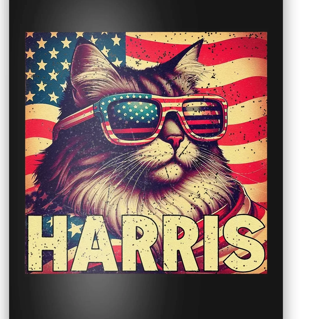 Funny Childless Cat Daddies For Harris 2024 Poster