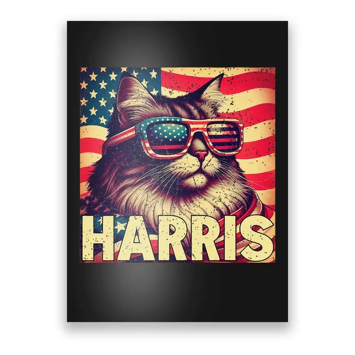 Funny Childless Cat Daddies For Harris 2024 Poster