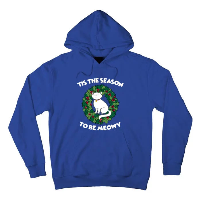 Funny Christmas Cat Gift Tall Hoodie