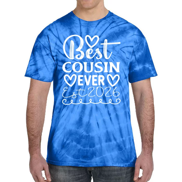 Funny Cousin Crew Matching Fam Best Cousin Since 2026 Family Gift Tie-Dye T-Shirt